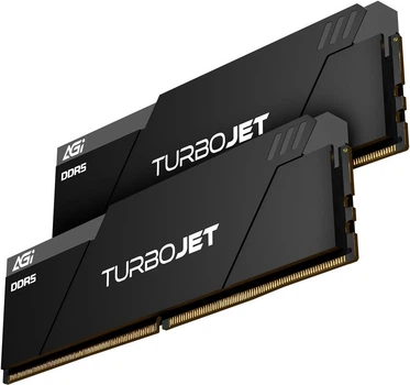 Pamięć RAM AGI DDR5-6000 32768MB PC5-48000 (Kit of 2x16384) UD858 TurboJet Black (AGI6AWT16UD858-DR)