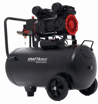 Компрессор безмасляный 50L Kraft&Dele KD1386 66х31х57 см