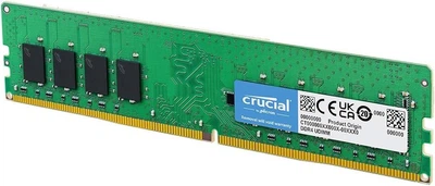 Оперативна пам'ять Crucial DDR4 8GB 2666MHz PC4-21300, non-ECC Unbuffered Б/В