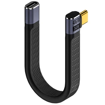 Гибкий кабель-удлинитель Type-C - 40Gbps, 240W