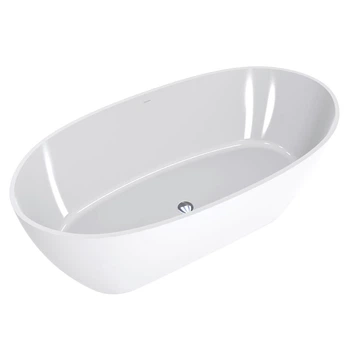 Ванна зі штучного каменю Miraggio Estella 168x83 білий
