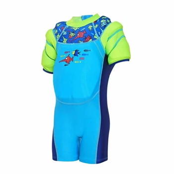 Гідрокостюм дитячий Zoggs Floatsuit Jr з поплавками для плавання UPF50+ ,1–2 роки, 11–15 кг ,Блакитний (465493.BL.1-2)
