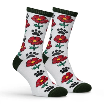 Шкарпетки Premier Socks "Квіткова лапка", прикольні шкарпетки, унісекс, розм. 36-39