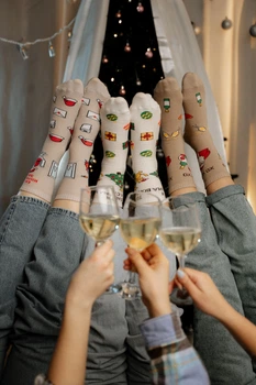 Набір новорічних шкарпеток Premier Socks: "Тепло під ялинкою", 3 пари, унісекс, 43-45