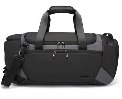 Спортивная сумка Bange 2378 Black с отделением для обуви и влажных вещей