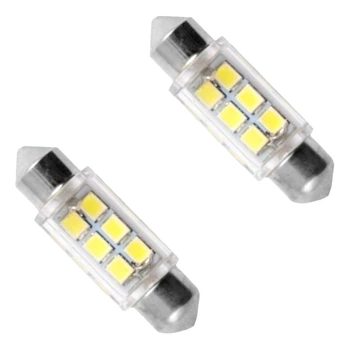 Автолампы LED (светодиодные) Solar T11x36 SV8.5 12V прозрачные (LS275B2)