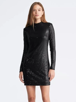Сукня вечірня коротка осіння жіноча Calvin Klein 838419992 8 Чорна (1159811945)