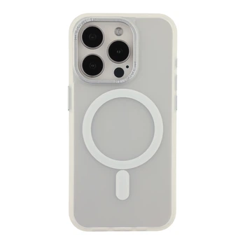 Чохол Premium TPU+PC Goldencis Matte with MagSafe для iPhone 15 Pro White