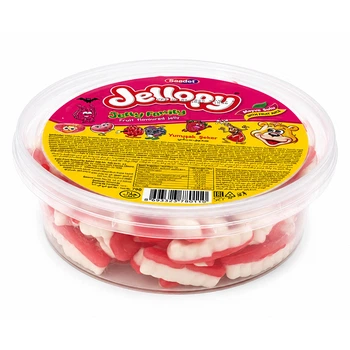 Жувальний мармелад Jellopy Зуби 600 г банка (Saadet)