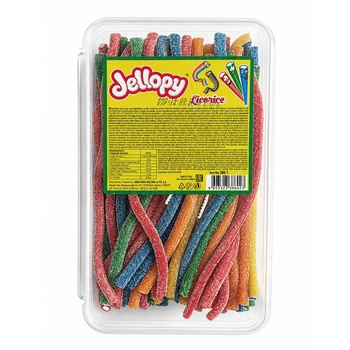 Жевательный мармелад Jellopy мармеладные палочки провода в цукре (Saadet) 1,5 кг