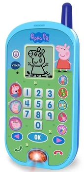 Обучающий игрушечный телефон Vtech Свинка Пеппа датская версия 950-523132 (5707152005307)