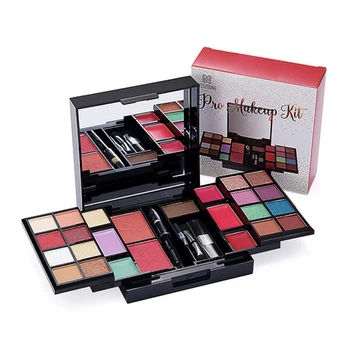 Палетка косметики MissYoung Makeup Kit набір для макіяжу 16 тіней рум'яна блиск для губ з дзеркалом (4278068)