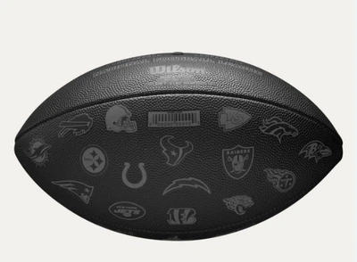М'яч для американського футболу Wilson NFL 32 TEAM FOOTBALL BLACK OF