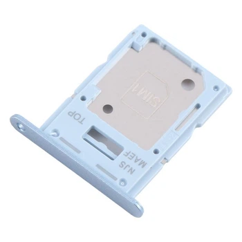 Держатель Sim-карты и карты памяти Samsung M356 Galaxy M35 голубой Light Blue на 1 Sim-карту High Copy