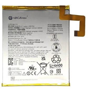 Акумулятор акумулятор акумулятора батарея L18D1P32 Lenovo TB-X605 Tab M10 5000 mAh оригінал G+OCA PRo