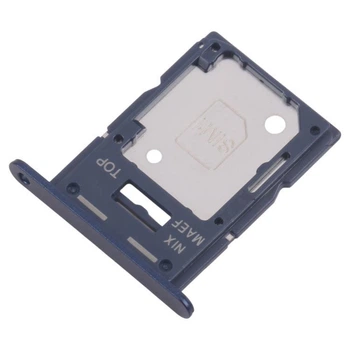 Держатель Sim-карты и карты памяти Samsung M156 Galaxy M15 синий Dark Blue на 1 Sim-карту High Copy