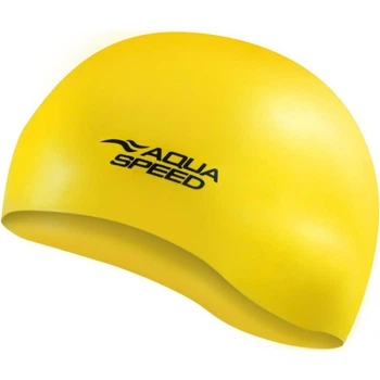 Шапочка для плавания Aqua Speed MONO желтая 111-18