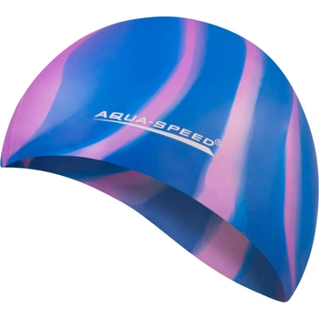 Шапочка для плавания Aqua Speed BUNT сине-розовая 113-60
