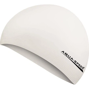 Шапочка для плавания Aqua Speed SOFT LATEX белая 122-05
