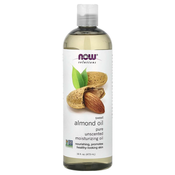 Масло сладкого миндаля NOW Foods, Solutions "Sweet Almond Oil" увлажняющее (473 мл)