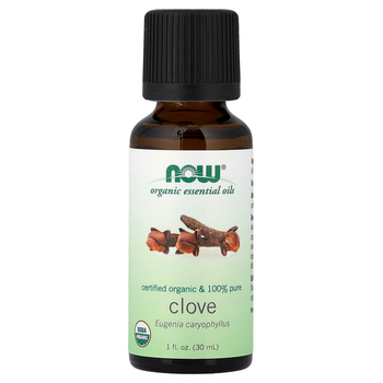 Органическое эфирное масло гвоздики NOW Foods Organic Essential Oils "Clove" (30 мл)