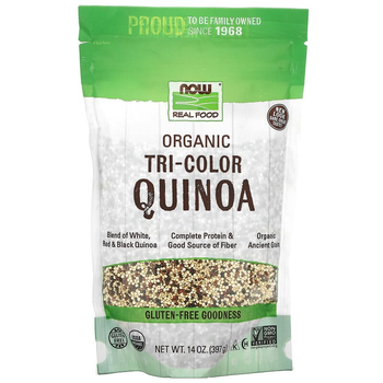 Триколірна кіноа NOW Foods "Tri Color Quinoa" без глютену (397 м)