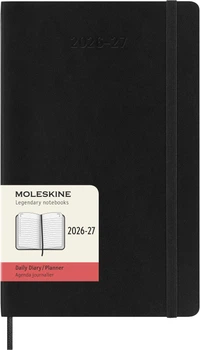 Ежедневник Moleskine 2026-2027 13 х 21 см 300 страниц Мягкая обложка Черный (8056999279776)
