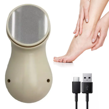 Электробритва женская EPILATOR FP-806 с наностеклом для удаления волос и шлифовки пяток водонепроницаемая с USB зарядкой 9,5x7,2 см