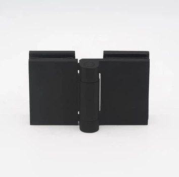 ПЕТЛЯ СКЛО-СКЛО ДЛЯ ДУШОВИХ КАБІН S-Mix SA8500L-28 180 ГРАДУСІВ нержавійка чорна