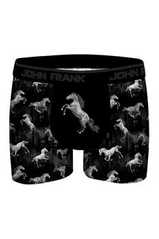 Трусы боксеры John Frank 50(L) Чёрный (Horse) (147371)