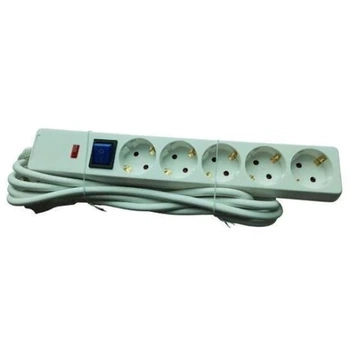 Фільтр мережевий 2E, 5 розеток, 3 м, White (2E-SP515OSM3WH)