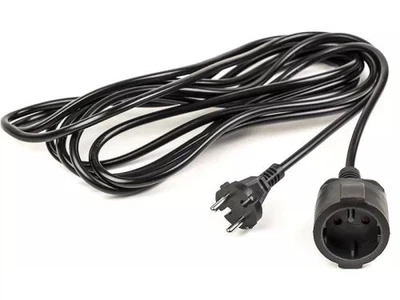 Подовжувач мережевий PowerPlant, 1 розетка, 5 м, Black (PPEA08M50S1)