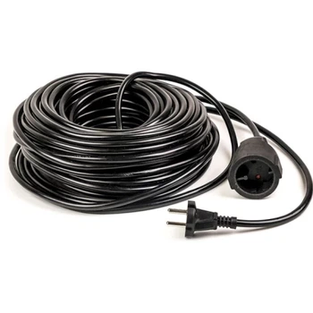 Подовжувач мережевий PowerPlant, 1 розетка, 30 м, Black (PPEA08M300S1)