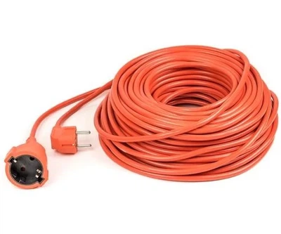 Подовжувач мережевий PowerPlant, 1 розетка, 40 м, Red (PPCA16M40S1L)