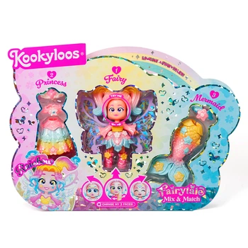 Игровой набор с куклой Kookyloos Рейнбоу сказочный с аксессуарами Разноцветный