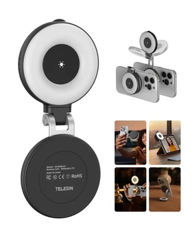 Cвет магнитный для телефона мини с зеркалом MagSafe 2700-7500К Telesin C03 S5-BGD-07