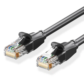 Патч-корд Vention Cat.6 UTP RJ45 8 жил 35 м 1000 Мбит/с Черный (IBEBU)