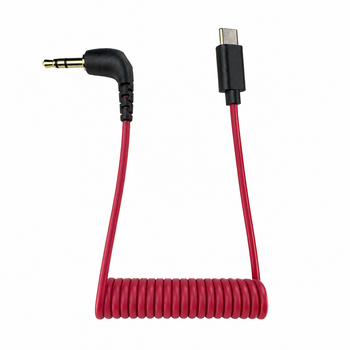 Кабель переходник TRS 3.5 мм на USB Type-C для микрофона RODE VideoMic Wireless GO смартфонов Android iPhone iPad USB-C