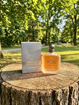 Парфуми Armani Stronger With You Freeze 100 мл чоловічі свіжий аромат ваніль і каштан легкий шлейф на кожен день