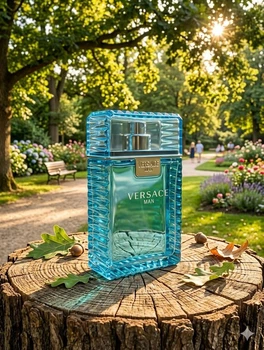 Парфуми Versace Man Eau Fraiche 100 мл чоловічі цитрусово-деревний аромат з бергамотом кедром та мускусом свіжий шлейф