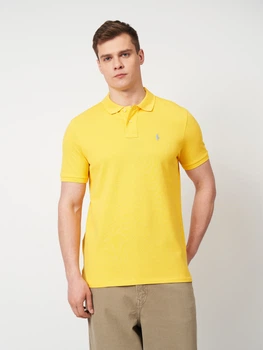Поло мужское Polo Ralph Lauren 11712 XL Желтое (smt2000000044408)