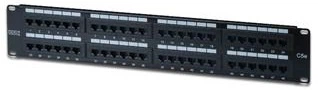 Патч-панель DIGITUS САТ 5e UTP, 19", 2U, 48 портiв, зібрана (650395)