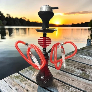Кальян Hookah Dafna 0151-2 Red Plus высотой 41 см на 2 персоны