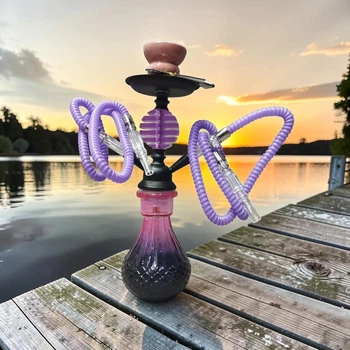 Кальян Hookah Dafna 0151-2 Lilac высотой 36 см на 2 персоны