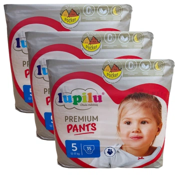 Подгузники-трусики Lupilu Premium 5 (12-17 кг) 105 шт NEW
