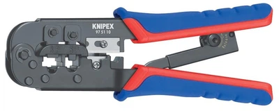 Клещи обжимные KNIPEX сталь 190 мм для телефонных наконечников (696426)