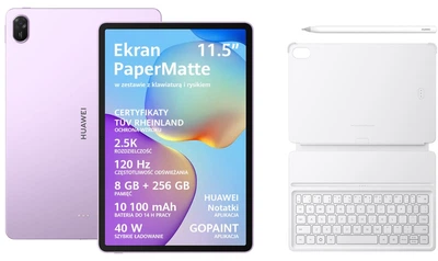 Планшет Huawei MatePad 11.5 2025 PaperMatte 8/256GB WiFi Purple + Keyboard + Stylus (Taoxingzhi-W09FK)