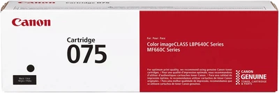 Картридж Canon 075 MF664Cdw/MF667Cdw/LBP646Cdw/LBP647Cdw Black (6365C002)
