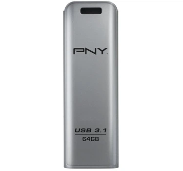 Накопитель PNY Elite Steel 64 GB USB 3.1 (FD64GESTEEL31G-EF)