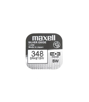 Батарейка для часов серебряно-цинковая Maxell 348 SR421SW 1.55V (4160)